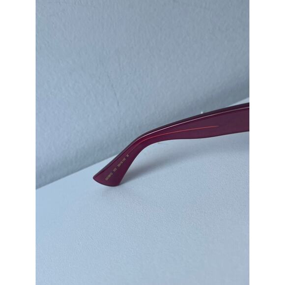 NEW Gucci GG1581O Raspberry Red Cat Eye Eyeglasses Frames - Picture 8 of 8